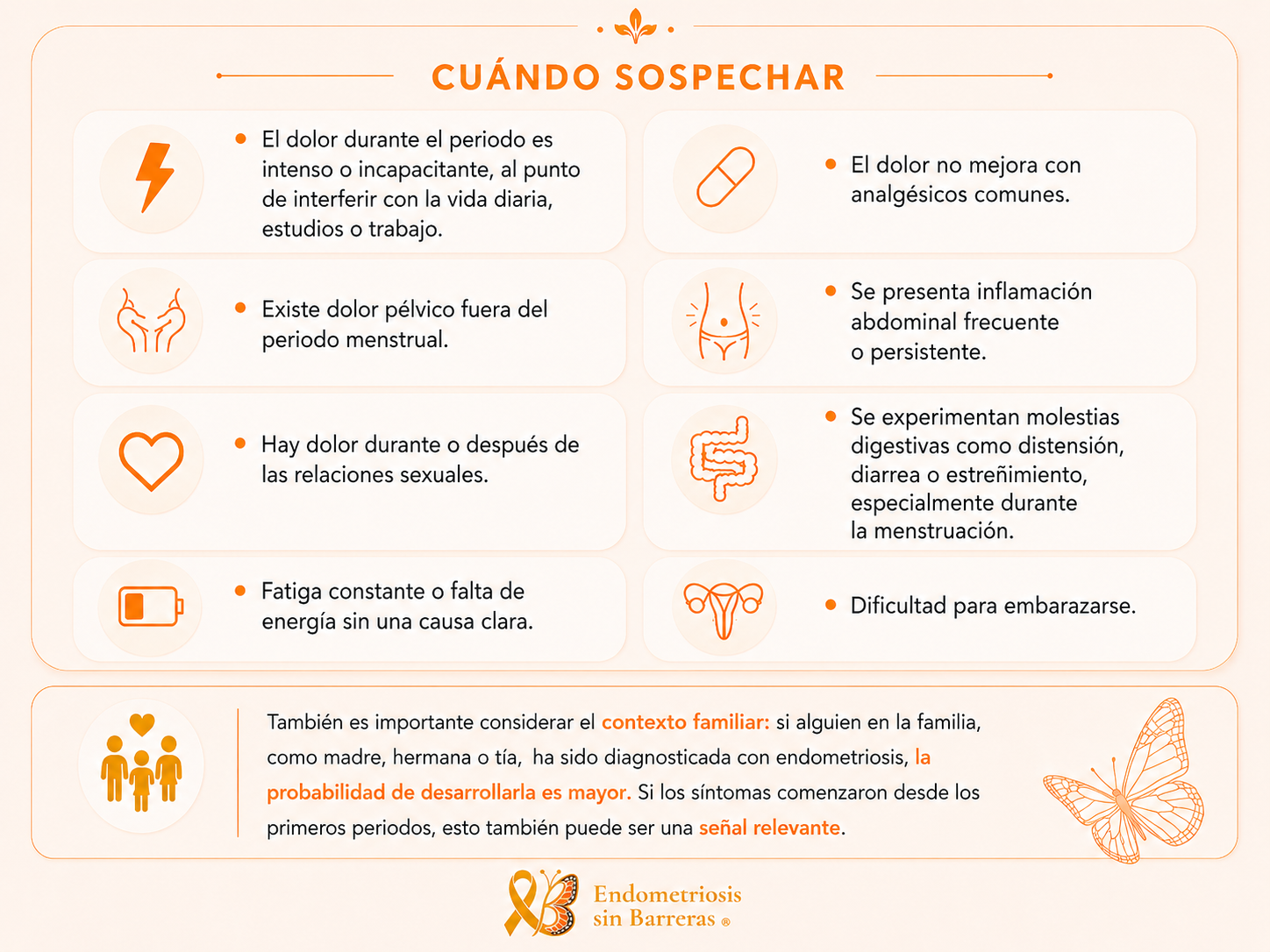 Cuándo sospechar de endometriosis: señales de alerta